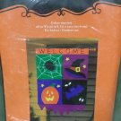 Halloween Welcome Decorative Applique Flag