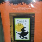 Halloween Witch Decorative Applique Flag