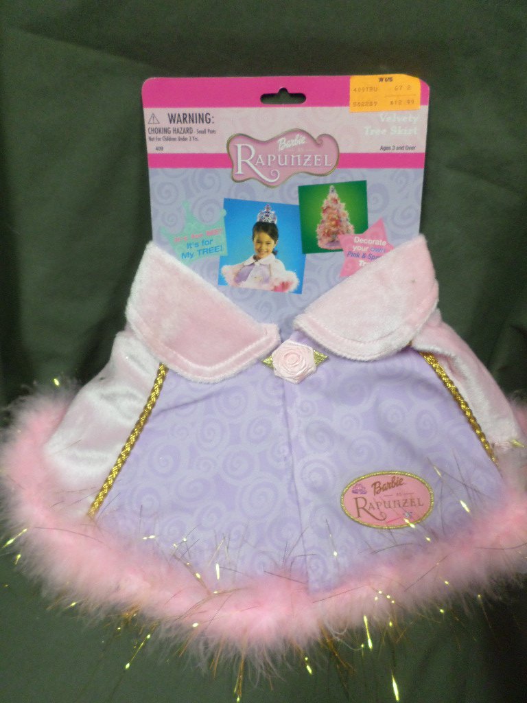 Barbie Rapunzel Dress Cape Tree Skirt
