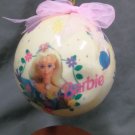 Barbie Modern Hoilday Styrofoam Ball Ornaments - Set of 3