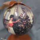 Barbie Vintage Hoilday Styrofoam Ball Ornaments - Set of 5