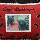 Dog Blessings Holiday Home Throw Pillow
