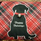 Dog Blessings Holiday Home Throw Pillow