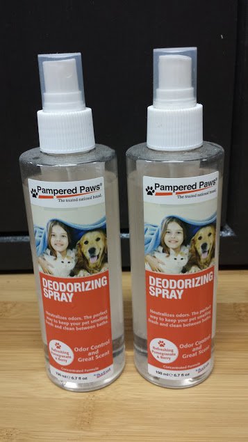 Pampered Paws Dog Deodorizing Spray
