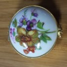 Limoges Artoria Floral Trinket Ring Box