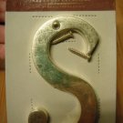 Gatehouse Gold 4 inch "S" House Letter