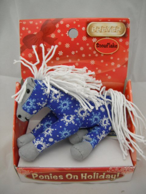 Breyer Ponies on Holiday Snowflake Tiny Plush Horse