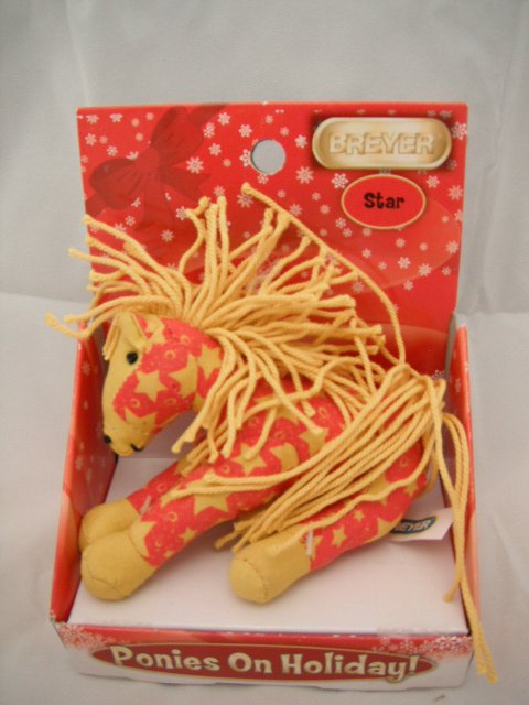 Breyer Ponies on Holiday Star Tiny Plush Horse