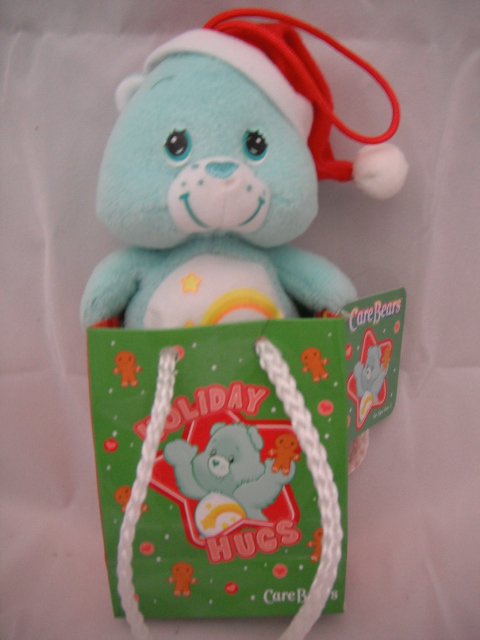 Care Bears Christmas Holiday Tiny Plush Wish Bear