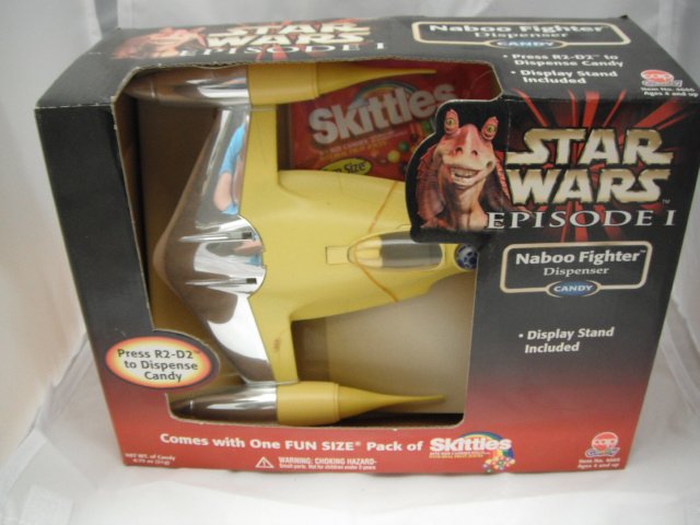 Star Wars Episode 1 Naboo Fighter Candy Dispenser