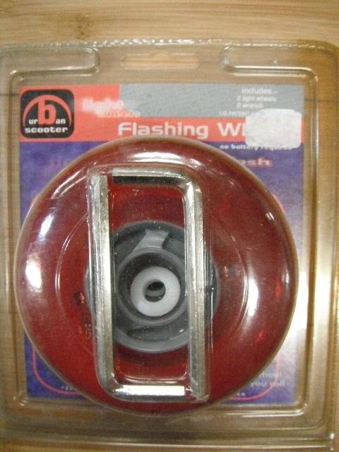 Scooter 100mm Flashing Light Wheels