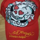 Ed Hardy "Love Kills Slowly" Rhinestone Cap - Red