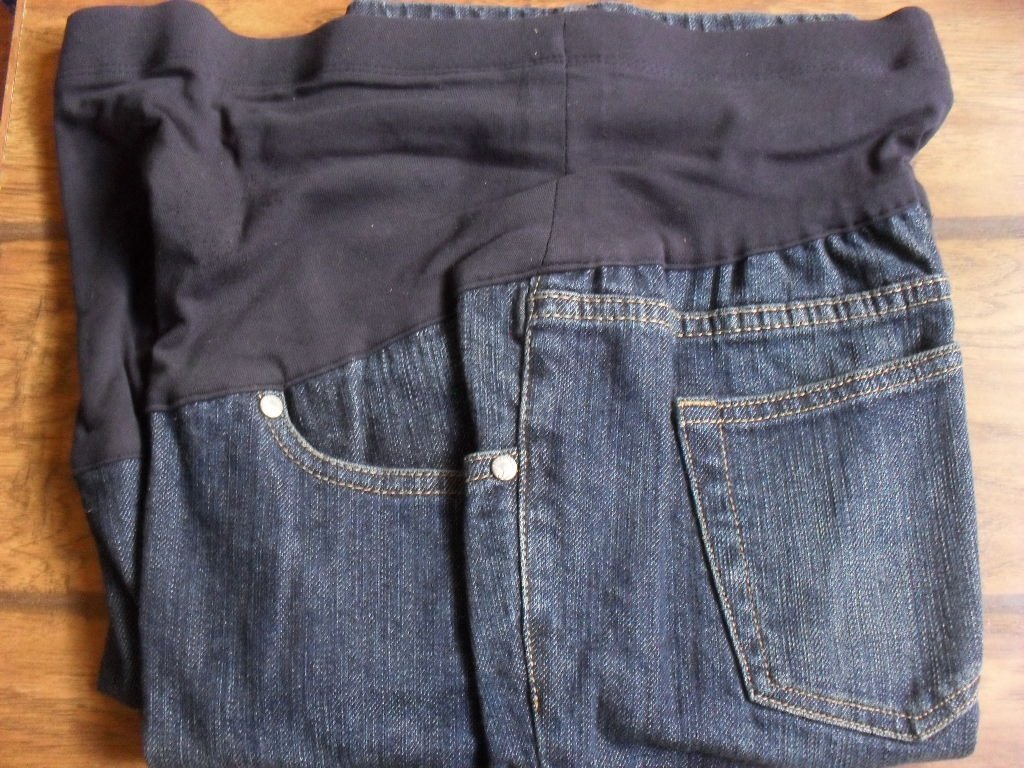 Liz Lange Dark Blue Boot Cut Maternity Jeans Size 8
