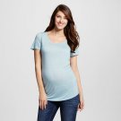 in(due)time Rayon Scoop Neck Tee -Black L