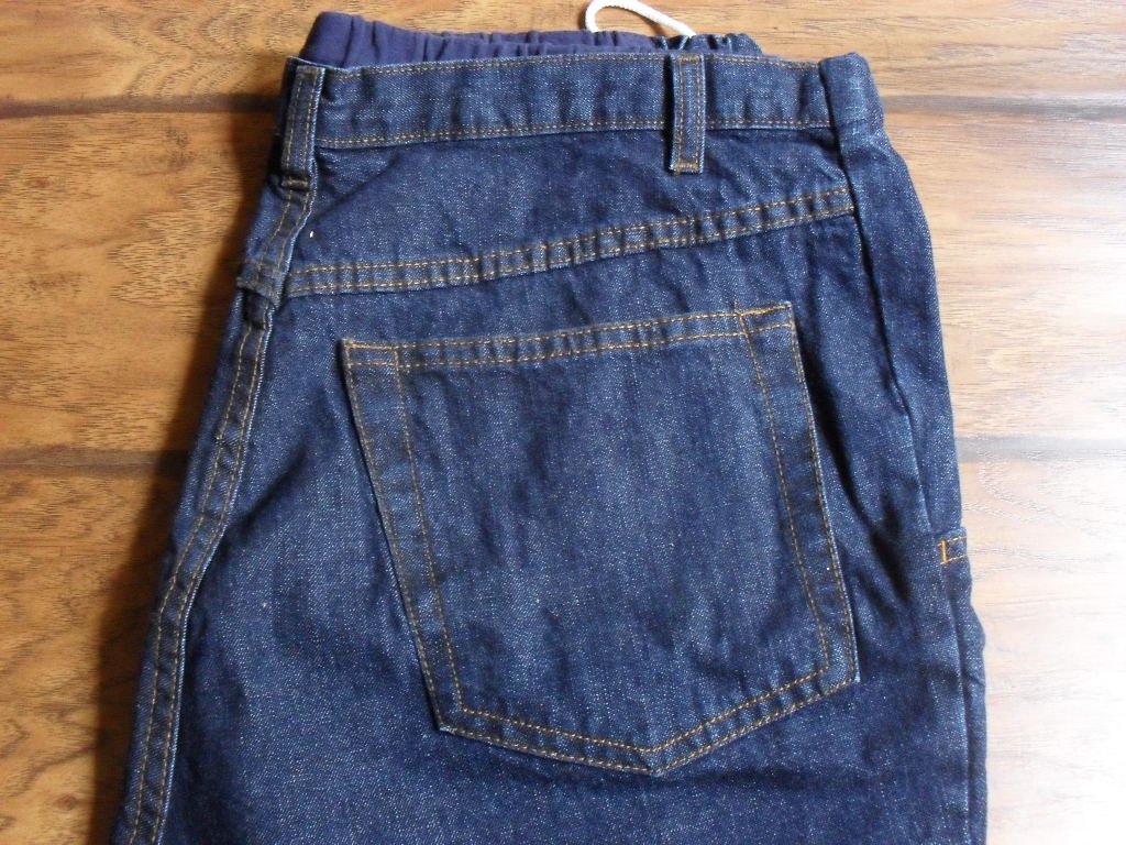 Induetime Denim Knit Front Panel Maternity Jeans Size 14