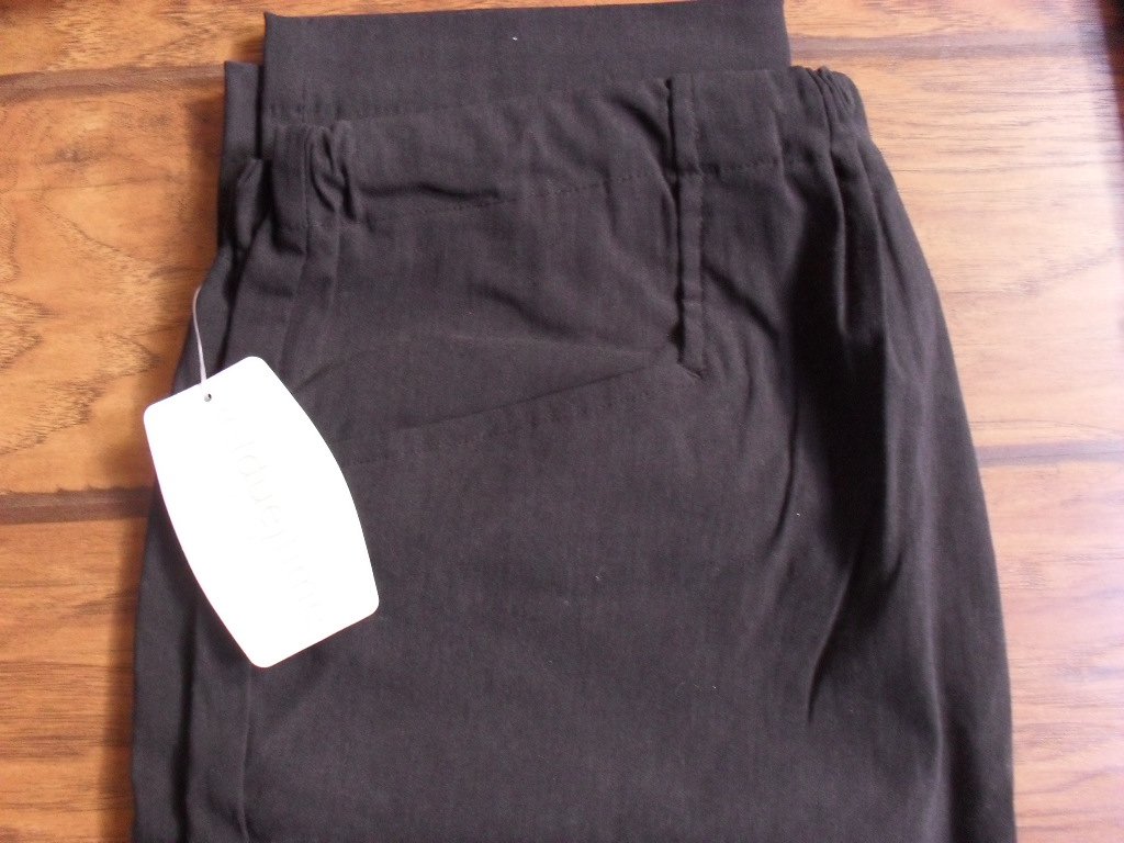 In Due Time Dark Gray Tapered Leg Maternity Pants Size L