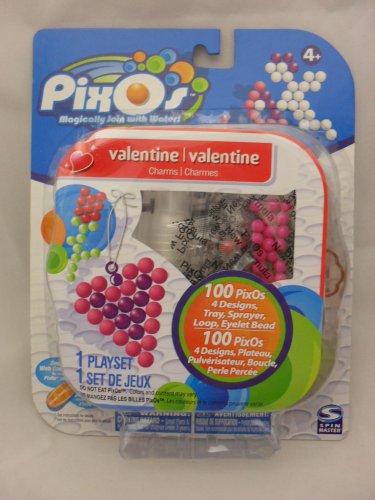 PixOs Valentine Charms Playset - Magically Join with Water