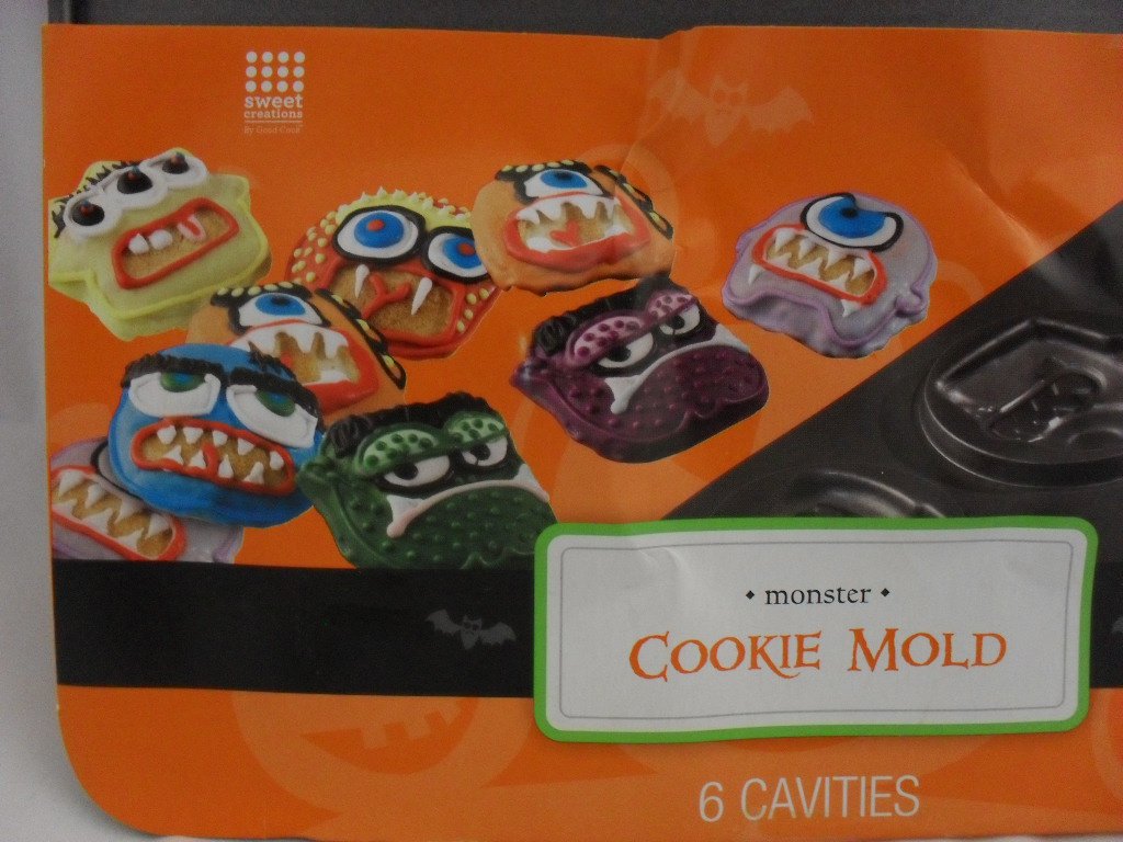 Wilton Halloween Monster Cookie Molds Pan - NEW