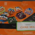 Wilton Halloween Monster Cookie Molds Pan - NEW