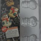 Wilton Snowman Cookie Pops Pan - NEW