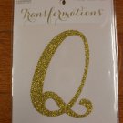 Horizon Transfermations Gold Initial "Q" Peel & Stick Applique