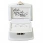 Lillian Rose White Wedding Ring Bearer Box