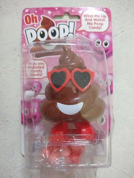 Flix Oh Poop! Emoji Windup Toy - Brown