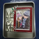 Harvey Lewis Crystal Holiday Ornament -  Mr & Mrs Photo Frame