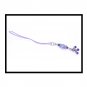 Purple/Silver: Cellphone Charm (CC1020)