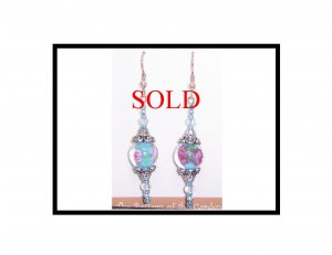 Pink/Blue: Earrings (E2067)