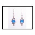 Blue/Silver: Earrings (E2044)