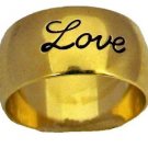 18kt Gold gp 6mm Wedding Band Available In Size 5-13 Love Free Shipping