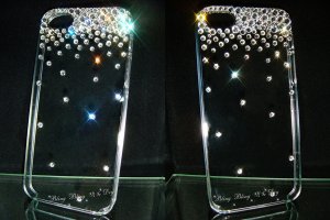Swarovski Crystals Top Transparent Crystal Clear iphone 5 case