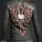 Affliction LIVE FAST ELITE Reversible Thermal Shirt NWT NEW Skull Cross Wings