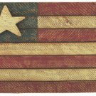 Painted Wood American Flag - 10 x 15 Inch - CWGJHE4729