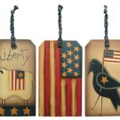 Americana Wood Tags - 3/Set - G9110