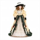 20" PORC DOLL- CREAM DRESS MM37100