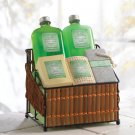 Spa Lime & Mint Set In Basket - MM36385