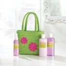 Bath Set In Green Tote Bag - MM36376