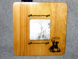 Rope Cowboy Whip Frame - CNSrcf