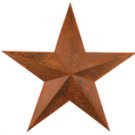 Rusty 18" Barn Star - CWGJHE1573