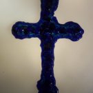 Handmade Cobalt Blue Cross - FXcb