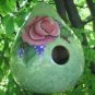 Wild Rose Gourd Birdhouse - PJwr