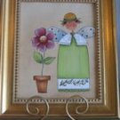 Handpainted Angel on Canvas - PJga
