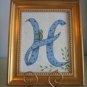 Handpainted Initial on Canvas - PJhi