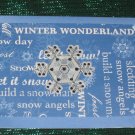 Blue Snowflakes Greeting Card - CTbs