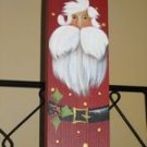 Large Wooden Santa Topiary - PJlt