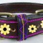 Leather Flower Collar - DDlf