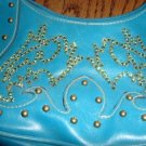 SALE! Turquoise Purse With Swarovski Crystals - CGtu