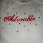 Adorable Onsie With Red Crystals - CGrc